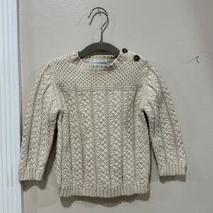 Janie and Jack Toddler Boy Ivory Knit Sweater